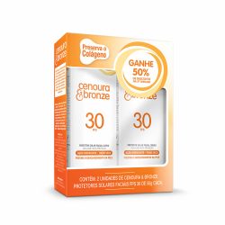 Kit Protetor Solar Cenoura & Bronze Facial Fps 30 50g 50% De Desconto Na Segunda Unidade