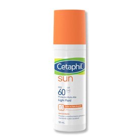 PROTETOR SOLAR GALDERMA CETAPHIL SUN LIGHT FLUID ANTIOXIDANTE SEM COR FPS 60 50 ML