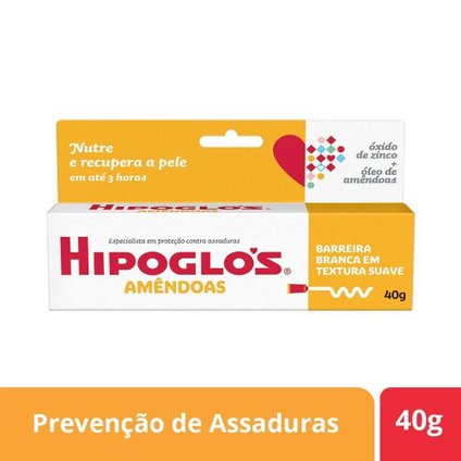 CREME PARA ASSADURAS HIPOGLÓS AMÊNDOAS 40G