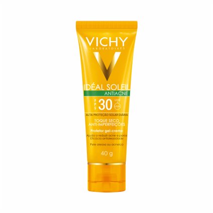 PROTETOR SOLAR VICHY IDEAL SOLEIL ANTIACNE FPS 30 40G