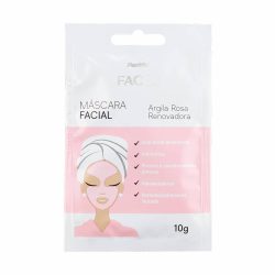Máscara Facial De Argila Rosa Renovadora Panvel Faces 10g