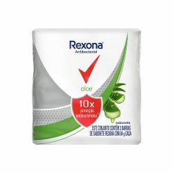 Kit Sabonete Barra Rexona Antibacteriano Aloe 3x84g