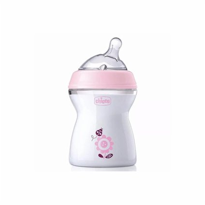 MAMADEIRA CHICCO STEP UP 250ML ROSA +2M