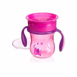 Copo Perfect Cup Chicco Rosa 12m+