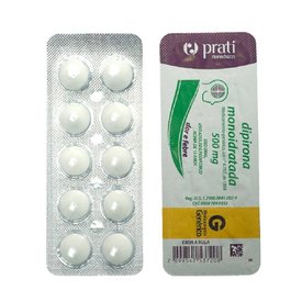 Dipirona Monoidratada 500Mg 10 Comprimidos Prati Genérico