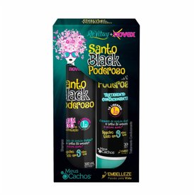 KIT NOVEX SANTO BLACK SHAMPOO + CONDICIONADOR 300ML