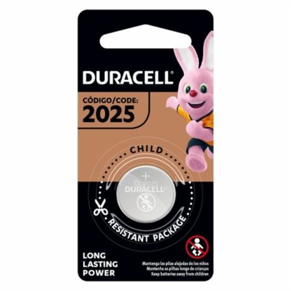 PILHA ALCALINA DURACELL MOEDA CR 2025