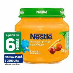 Papinha Nestlé Maçã, Manga E Cenoura 120g