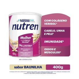 COMPLEMENTO ALIMENTAR NUTREN MULHER BAUNILHA 400G