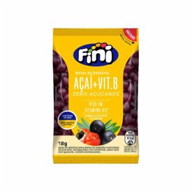 BALA AÇAI + VITAMINA B NATURAL SWEETS FINI 18G