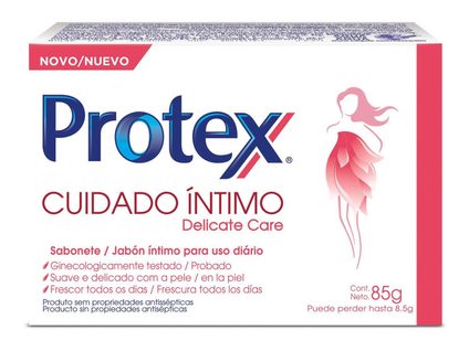 SABONETE ÍNTIMO EM BARRA PROTEX DELICATE CARE 85G