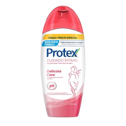 SABONETE LÍQUIDO PROTEX CUIDADO ÍNTIMO DELICATE CARE 200ML PROMO