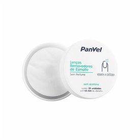 LENÇO REMOVEDOR DE ESMALTE PANVEL SEM PERFUME