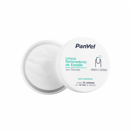 LENÇO REMOVEDOR DE ESMALTE PANVEL SEM PERFUME