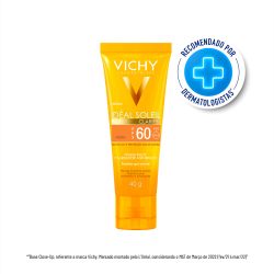 Protetor Solar Vichy Ideal Soleil Clarify Média Fps 60 40g