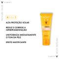 PROTETOR SOLAR VICHY IDEAL SOLEIL CLARIFY COR MORENA FPS 60 40G