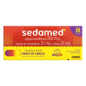 ANALGÉSICO SEDAMED 20 COMPRIMIDOS REVESTIDOS