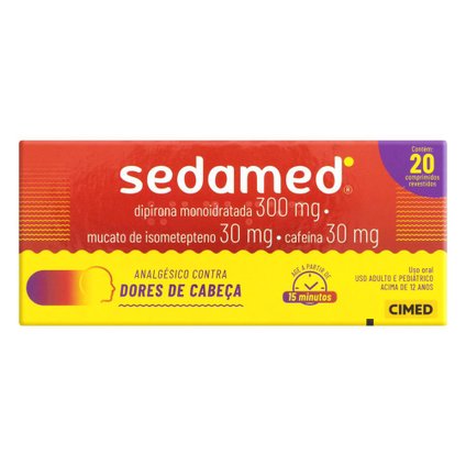 ANALGÉSICO SEDAMED 20 COMPRIMIDOS REVESTIDOS