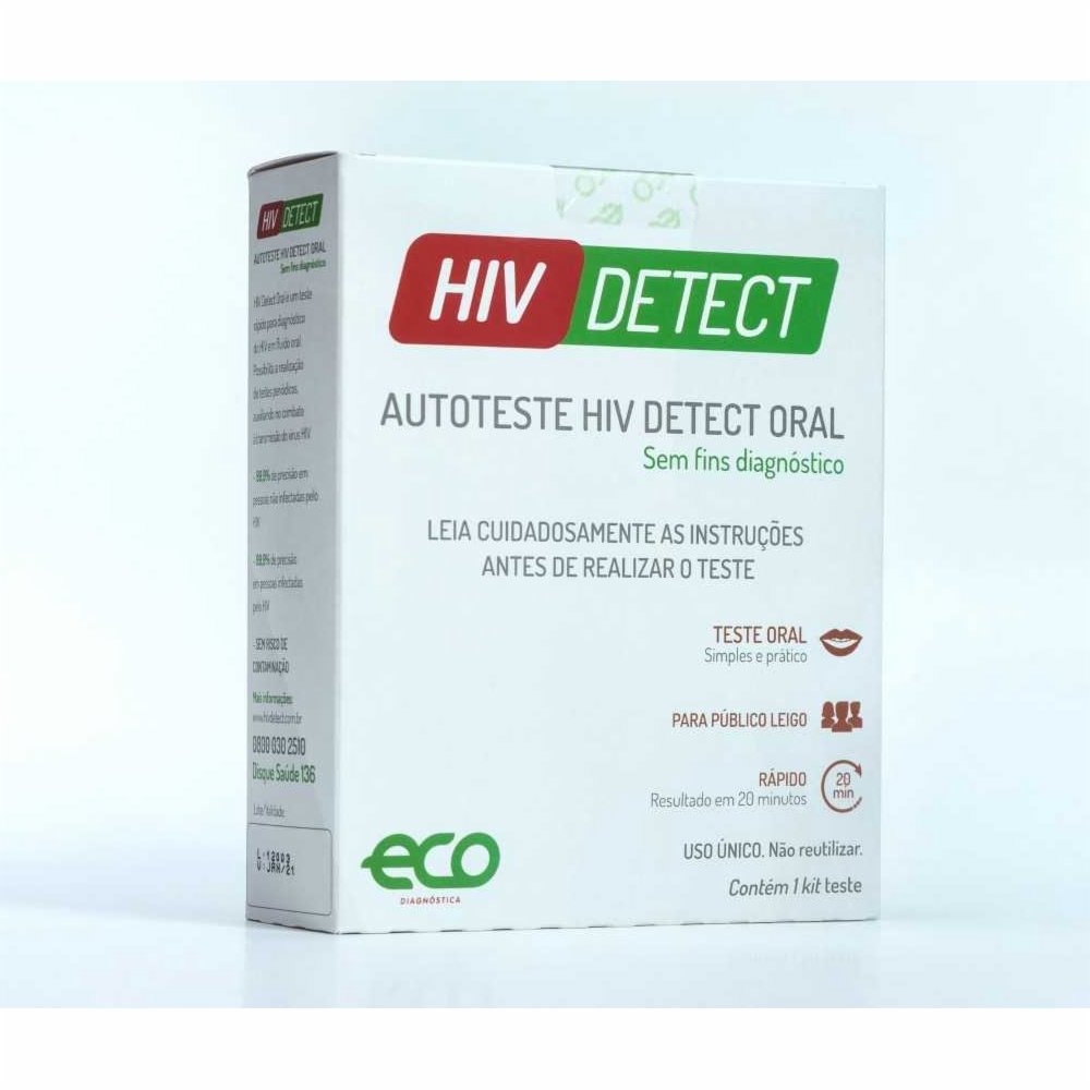 AUTOTESTE HIV ECODIAG DETECT ORAL