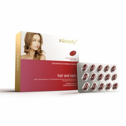 INBEAUTY HAIR AND NAILS 30 CAPSULAS