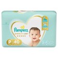 FRALDA PAMPERS PREMIUM CARE MEGA P COM 40 UNIDADES