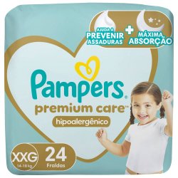 Fraldas Pampers Premium Care Xxg 24 Unidades
