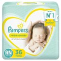 FRALDA PAMPERS PREMIUM CARE RECÉM-NASCIDO RN COM 36 UNIDADES