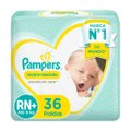 FRALDA PAMPERS PREMIUM CARE RECÉM-NASCIDO RN+ COM 36 UNIDADES