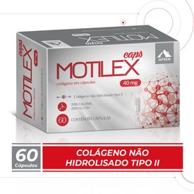 COLÁGENO TIPO II NÃO HIDROLISADO MOTILEX CAPS COM 60 CÁPSULAS APSEN