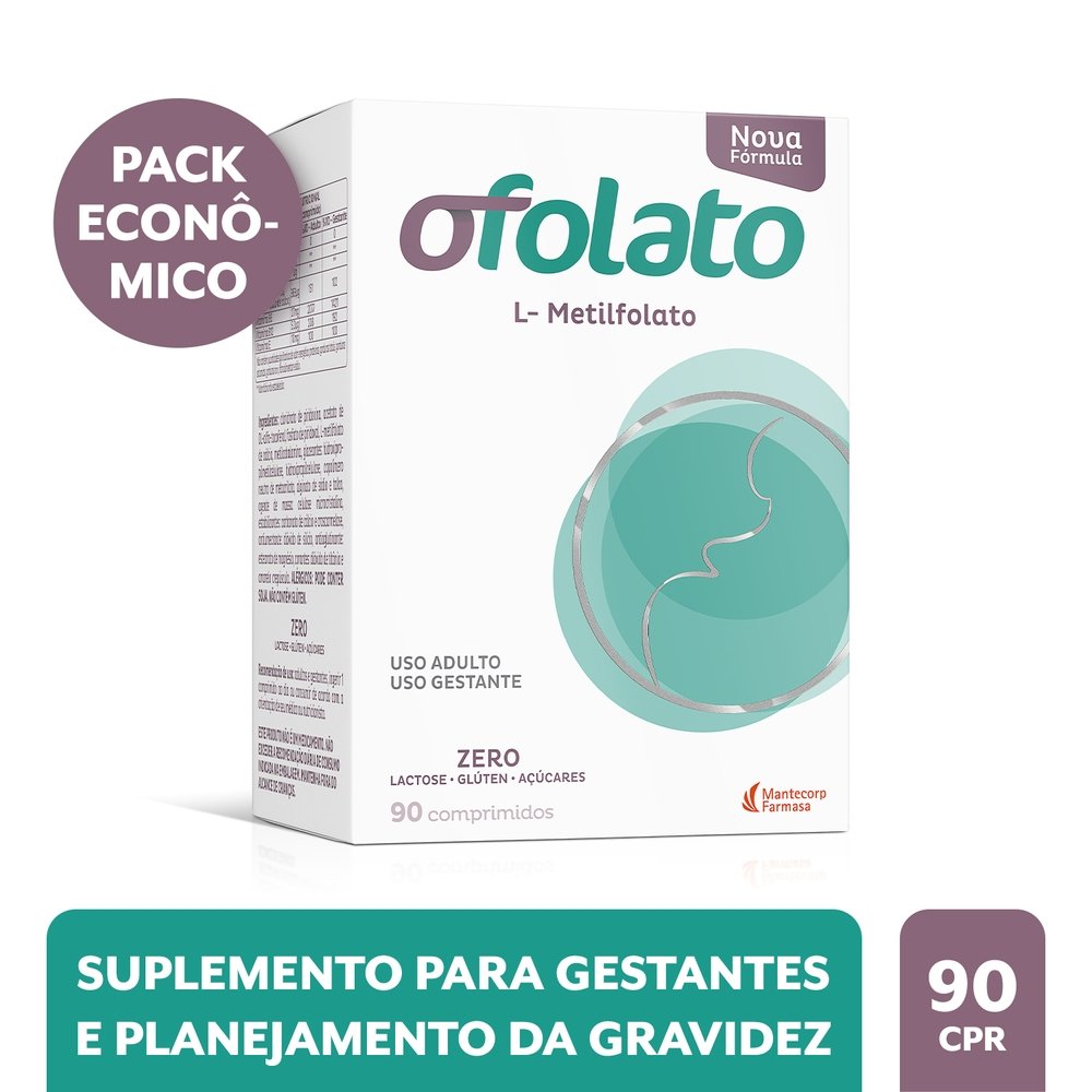 Drogarias Santo Remédio - Ofolato Fer é um suplemento alimentar em  comprimidos com L-Metilfolato, a forma ativa do Ácido Fólico, Bisglicinato  de Ferro e Vitaminas do Complexo B. É rico em ferro