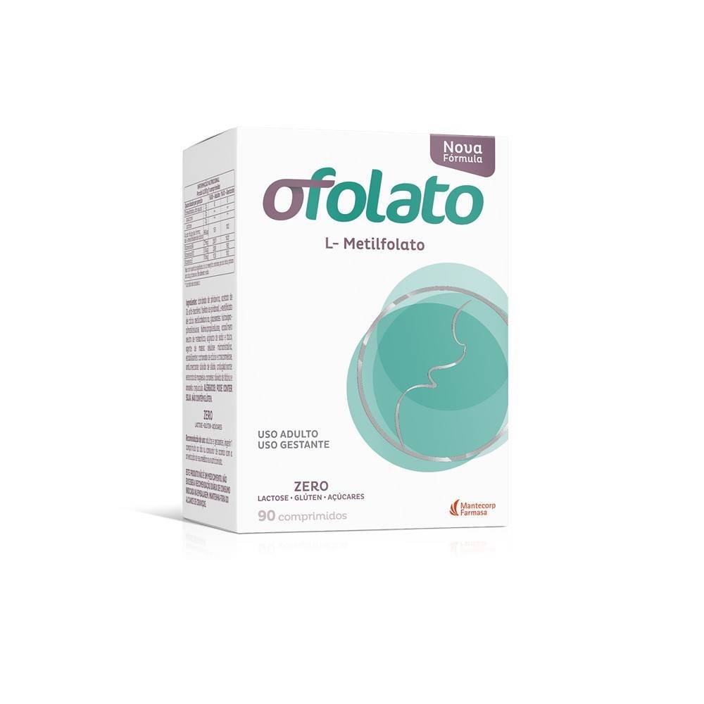 Ofolato Com 30 Comprimidos Acido Folico +Vitamina E - PoupaFarma