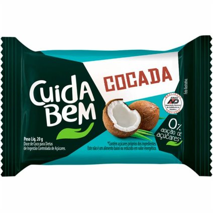 COCADA ZERO CUIDA BEM 20G