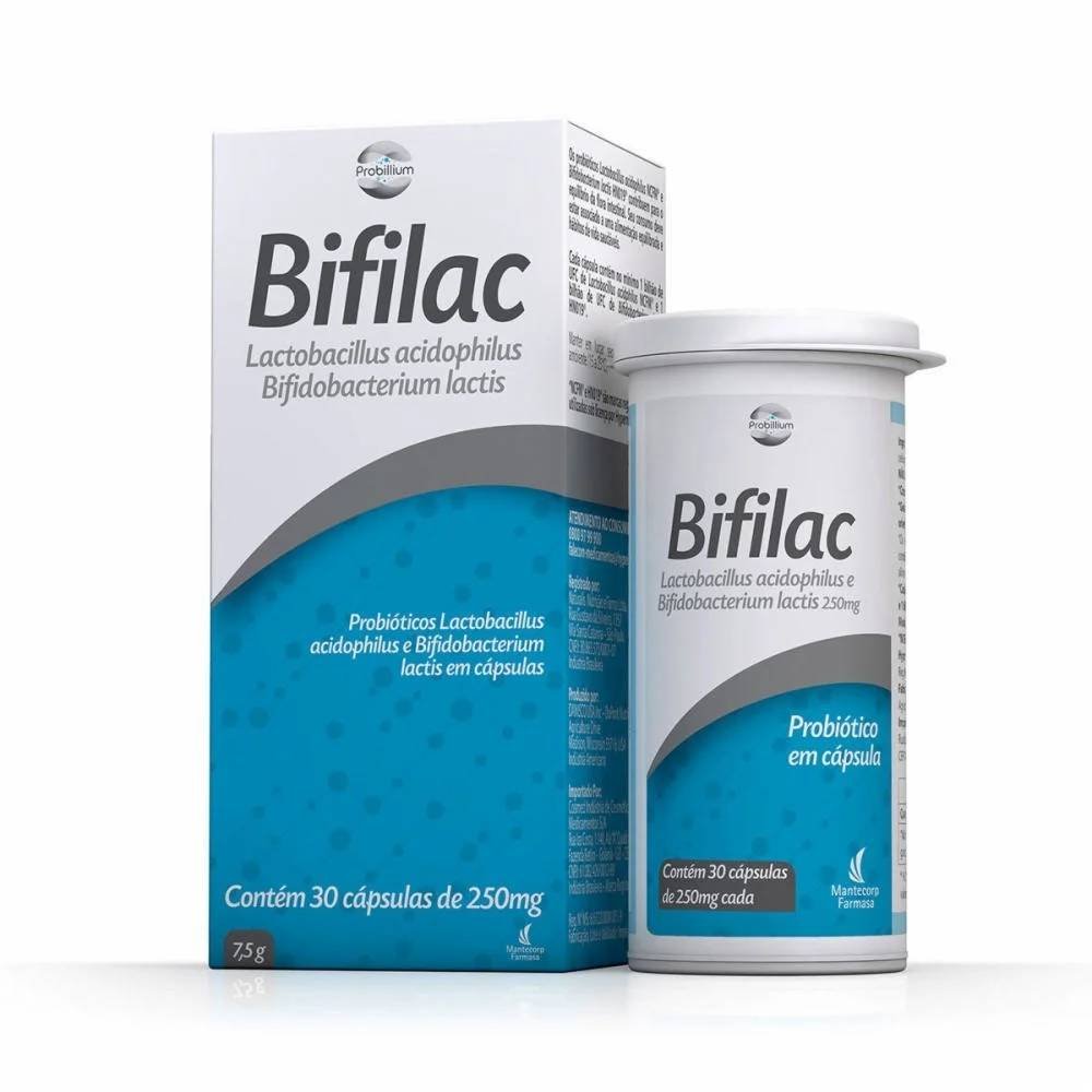 Bifilac 250mg 30 Cápsulas