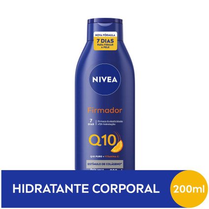 LOÇÃO HIDRATANTE DESODORANTE NIVEA FIRMADOR Q10 + VITAMINA C PELE SECA 200ML