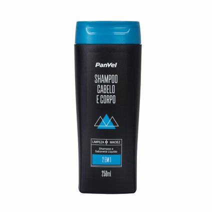 SHAMPOO PANVEL HOMEM 2X1 CABELO E CORPO 250ML