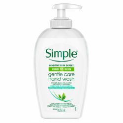 Sabonete Líquido Para As Mãos Antibacteriano Simple Gentle Care 250ml
