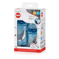 Kit Mamadeira Nuk My First 150ml Tam1 + 300ml Tam2 Boy