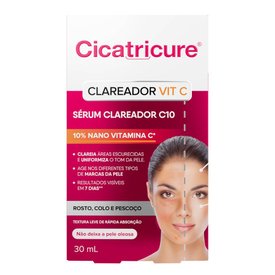 SÉRUM FACIAL CICATRICURE CLAREADOR C10 30ML
