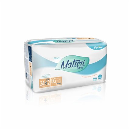 FRALDA ADULTO MATURI CARE MEGA EG COM 24 UNIDADES