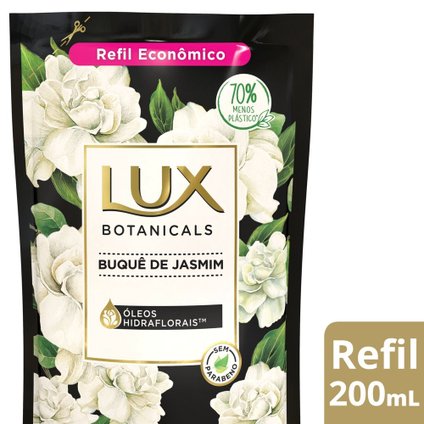 SABONETE LÍQUIDO LUX BOTANICALS BUQUÊ DE JASMIM 200ML - REFIL