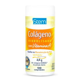 COLÁGENO VERISOL 2,5G STEM + VITAMINA A 100 CÁPSULAS