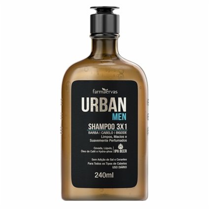 SHAMPOO URBAN MEN IPA BEER 3EM1 240ML