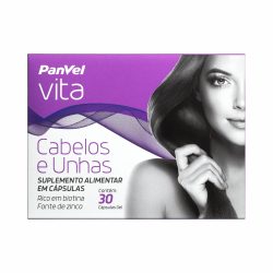 Nutricosmético Cabelos E Unhas Panvel Vita Com 30 Cápsulas