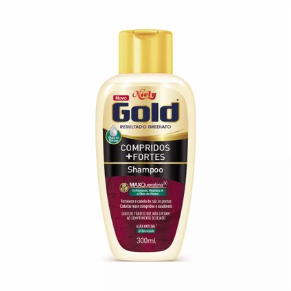 SHAMPOO NIELY GOLD COMPRIDOS + FORTES 300ML