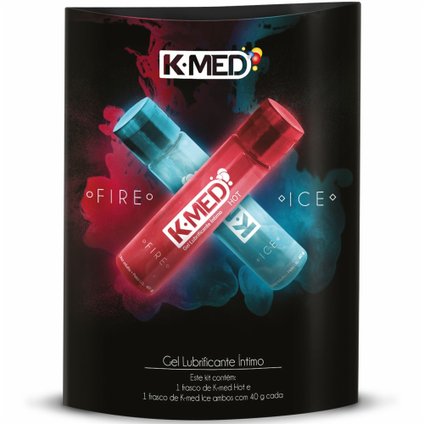 GEL LUBRIFICANTE K-MED FIRE AND ICE 40G X 2