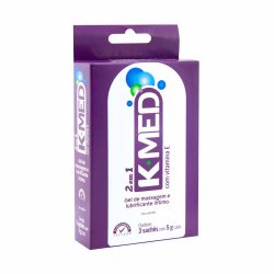 Gel De Massagem E Lubrificante Íntimo K-med 3x5g