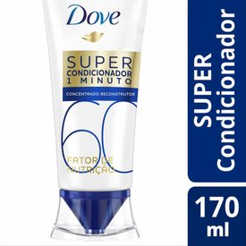 SUPER CONDICIONADOR DOVE 1 MINUTO FATOR DE NUTRIÇÃO 60 170ML