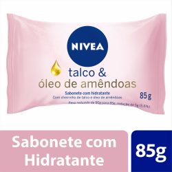 Sabonete Barra Nivea Hidratante Talco & Oleo De Amendoa 85g