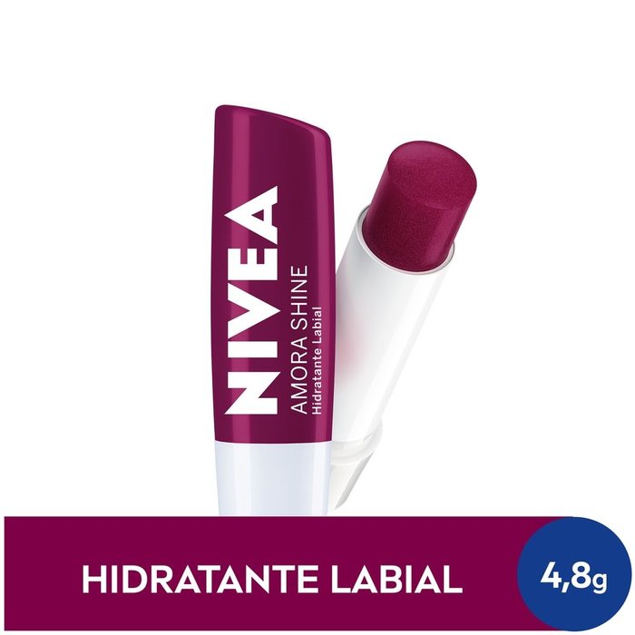 Protetor Labial Nivea Amora Shine 4,8g PanVel Farmácias