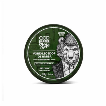 BALSAMO DE BARBA QOD BARBER SHOP FORTALECEDOR 70G